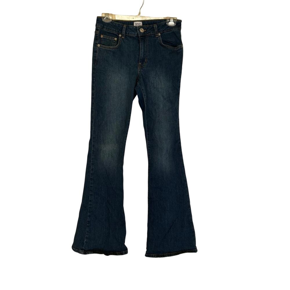 Urban Outfitters BDG Y2K Jeans Studded Rhinestone flare denim Women 27 - Picture 2 of 8